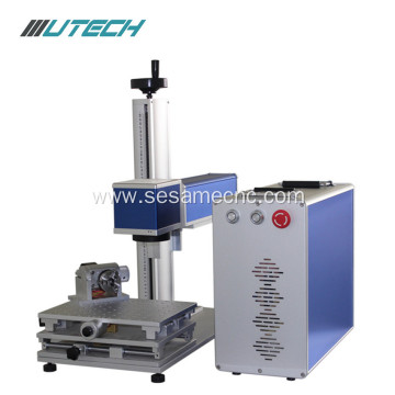 Fiber laser marking machine for metal plastic 30W